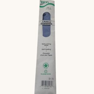 Talon 16 Inch Polyester Coil Zipper Style PO2 227 Copen Blue Made in USA Vintage